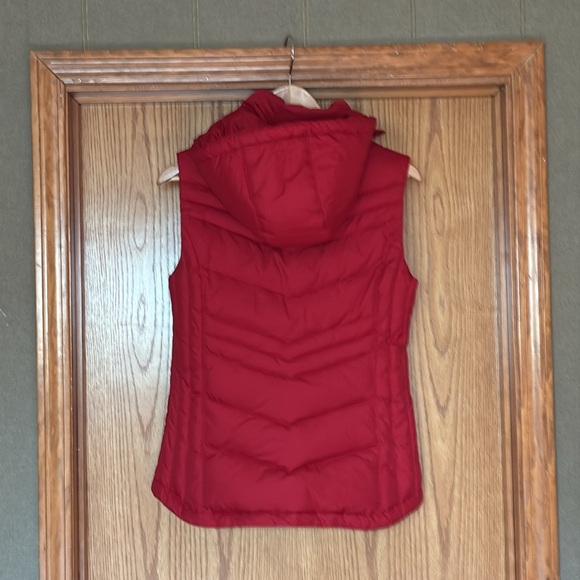 MK Michael Kors Women Red Vest Hoodie Front Zip XS - Picture 11 of 11
